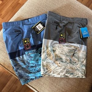 NWT Realtree mens hybrid fishing short bundle of 2
